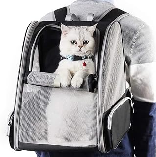 Anuncio patrocinado: Mochila Portador Mascota Perro Gato de 7.5kg - Bolsa Transporte Grande de Malla para Viaje Aprobada p...