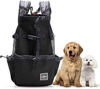 Woolala Mochila transportadora de mascotas ligera para perros pequeños y medianos, bolsa segura aprobada por veterinarios ...